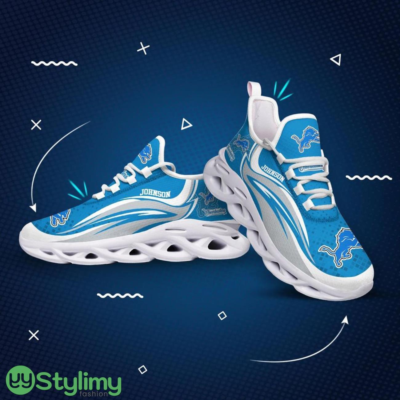 Detroit Lions NFL Football Fans Max Soul Shoes Sneakers Personalized Name Gifts Men Women Shoes 2 Detroit Lions NFL Football Fans Max Soul Shoes Sneakers Personalized Name Gifts Men Women Shoes Product Photo 2
