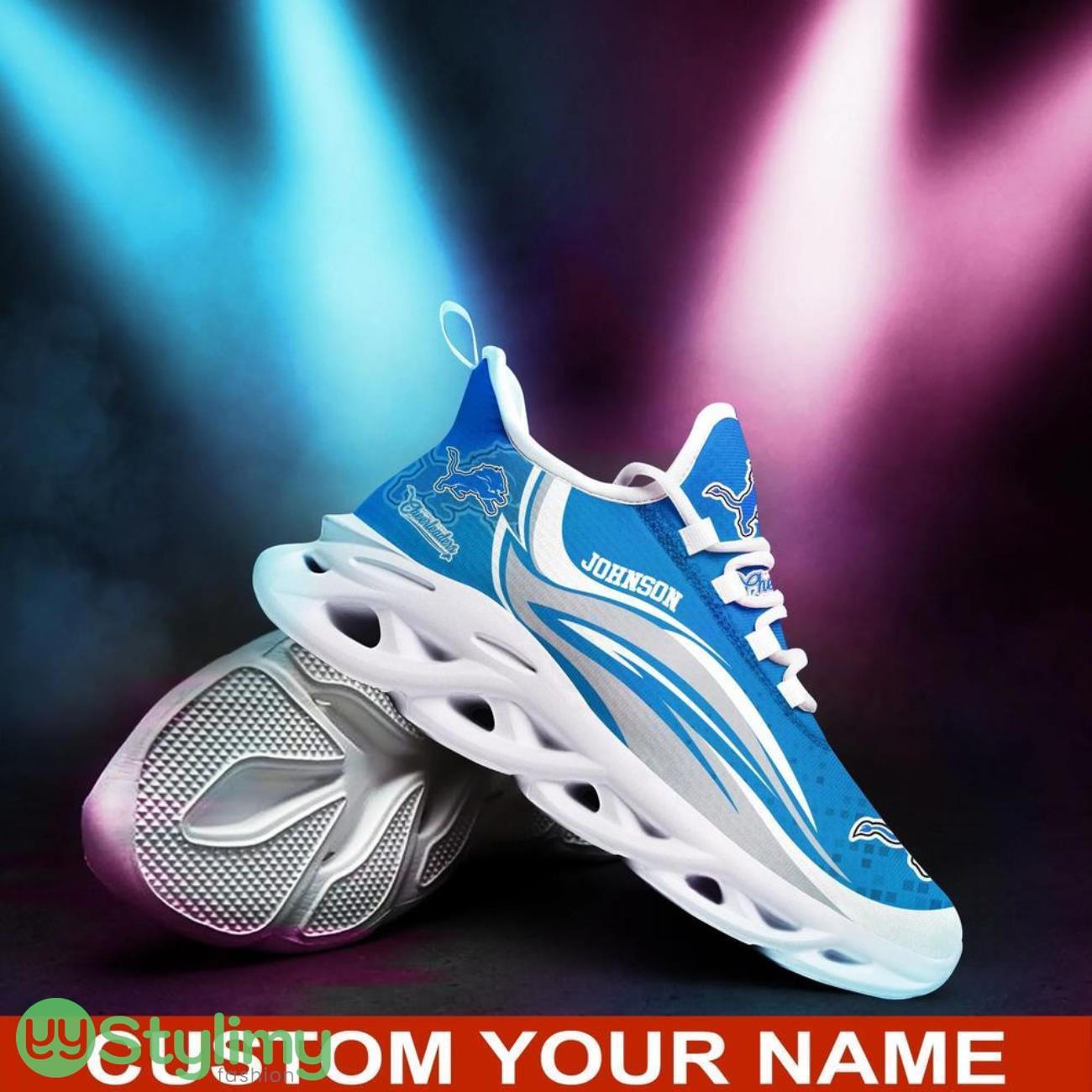 Detroit Lions NFL Football Fans Max Soul Shoes Sneakers Personalized Name Gifts Men Women Shoes 3 Detroit Lions NFL Football Fans Max Soul Shoes Sneakers Personalized Name Gifts Men Women Shoes Product Photo 3