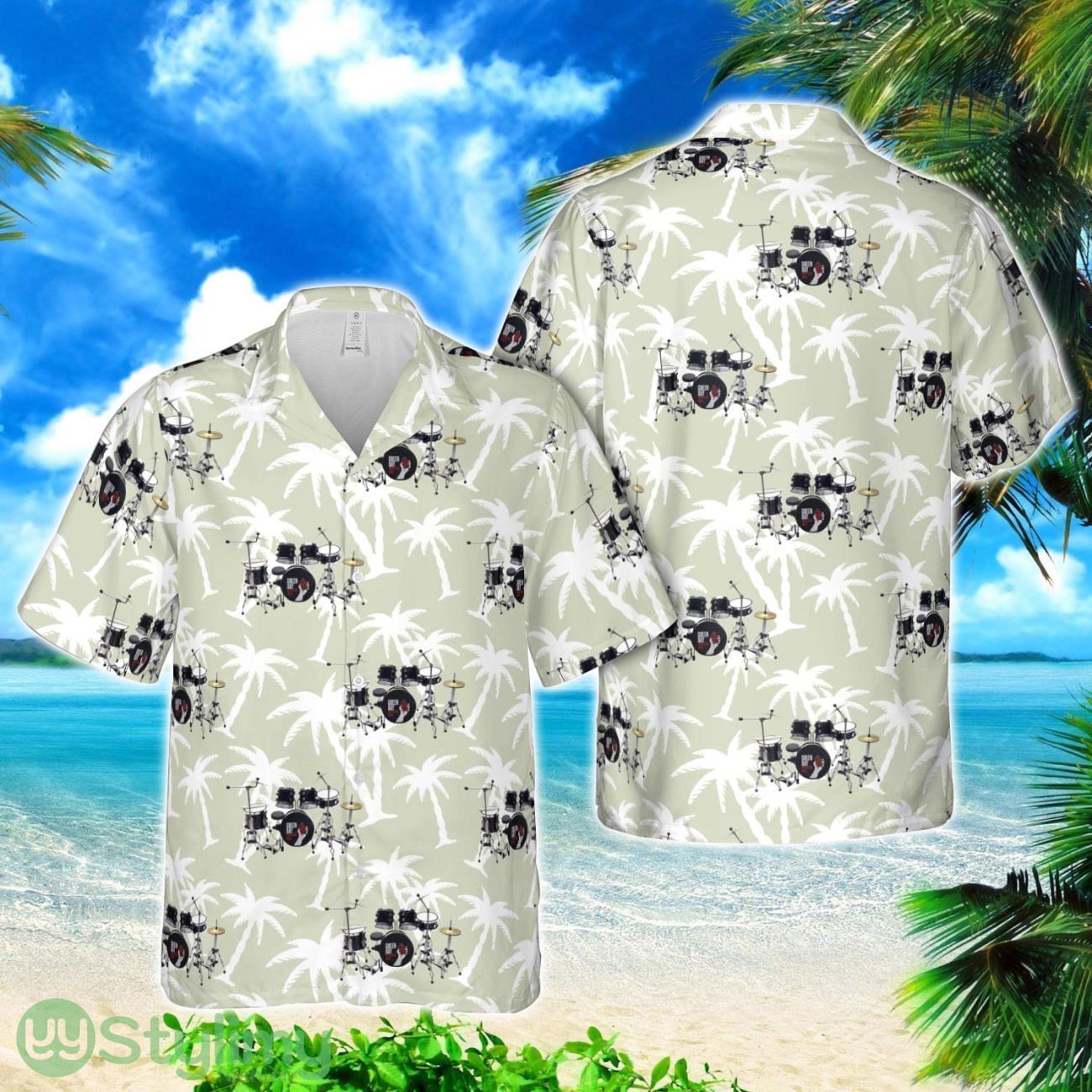 Drum Set Greenday Black Exclusive Musical Hawaiian Shirt 1 Drum Set Greenday Black Exclusive Musical Hawaiian Shirt Product Photo 1