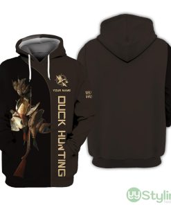 Duck Hunting Personalized Name All Over Printed 3D Hoodie Gift For Duck Hunting Lovers Product Photo 1