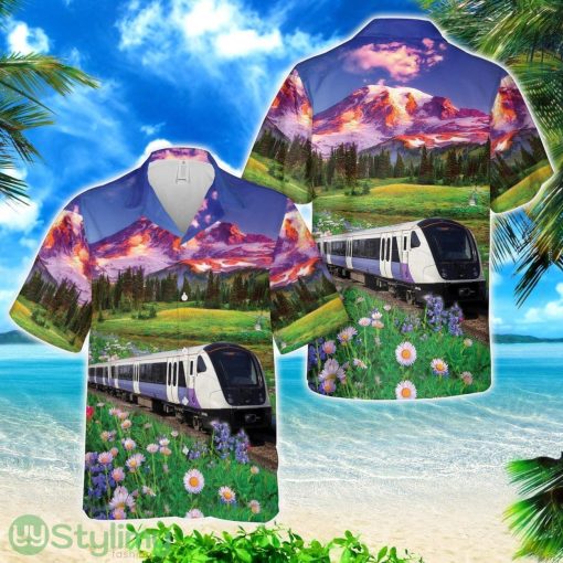 Elizabeth Line Train Hawaiian Shirt