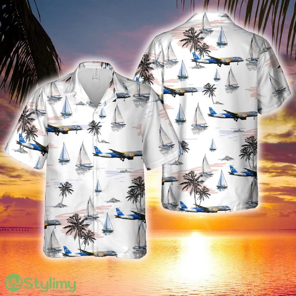 Embraer Embraer 190 E2 STD (ERJ-190-300STD) Hawaiian Shirt 2 Embraer Embraer 190 E2 STD (ERJ-190-300STD) Hawaiian Shirt - Embraer Embraer 190 E2 STD (ERJ-190-300STD) Hawaiian Shirt