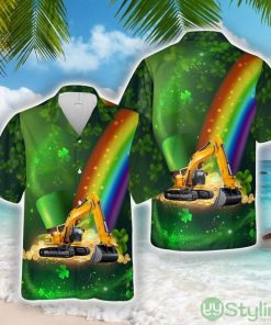 Excavator Patrick's Day Hawaiian Shirt Aloha Holiday Gift For Men Women Product Photo 1