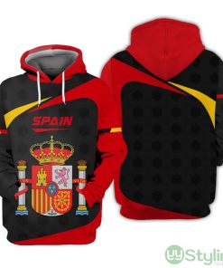 Fashion España National Flag Hoodie Spain Celebrations 3D Printing Hoodie Custom Spain Hoodie Product Photo 1
