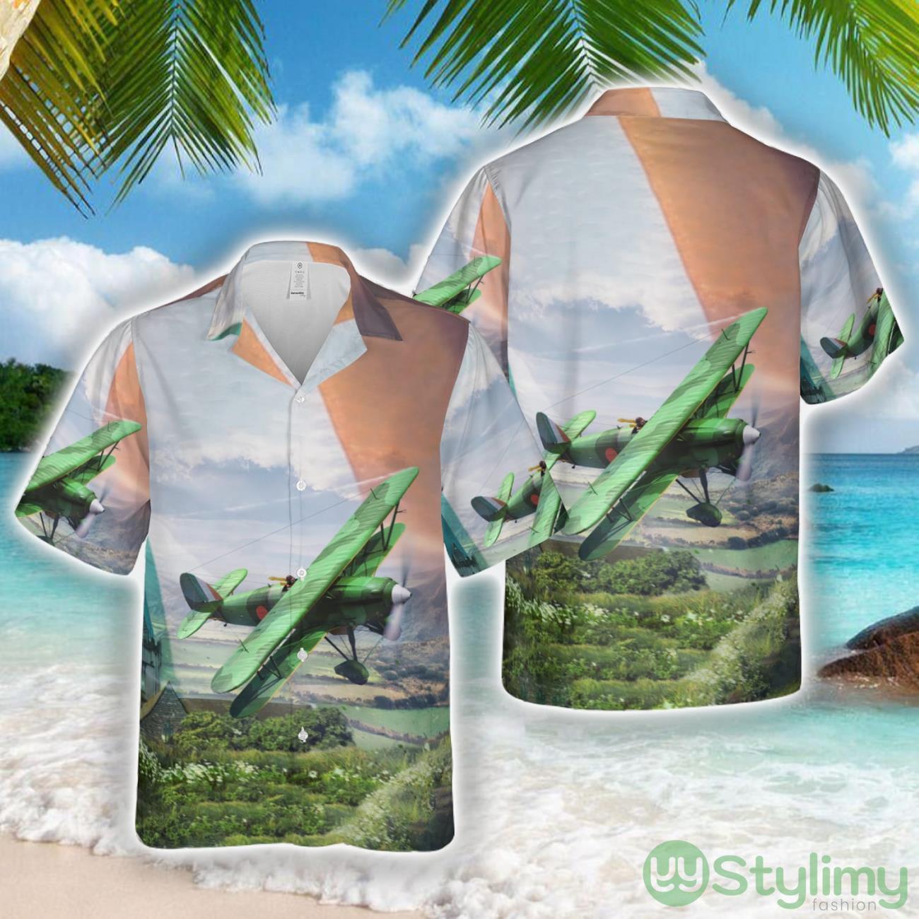 Fighter Aircraft St Patrick's Day Hawaiian Shirt Aloha Holiday Gift For Men Women 2 fighter aircraft st patricks day hawaiian shirt aloha holiday gift for men women