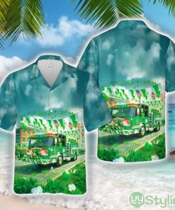 Fire Truck St Patrick's Day Hawaiian Shirt Aloha Holiday Gift For Men Women Product Photo 1