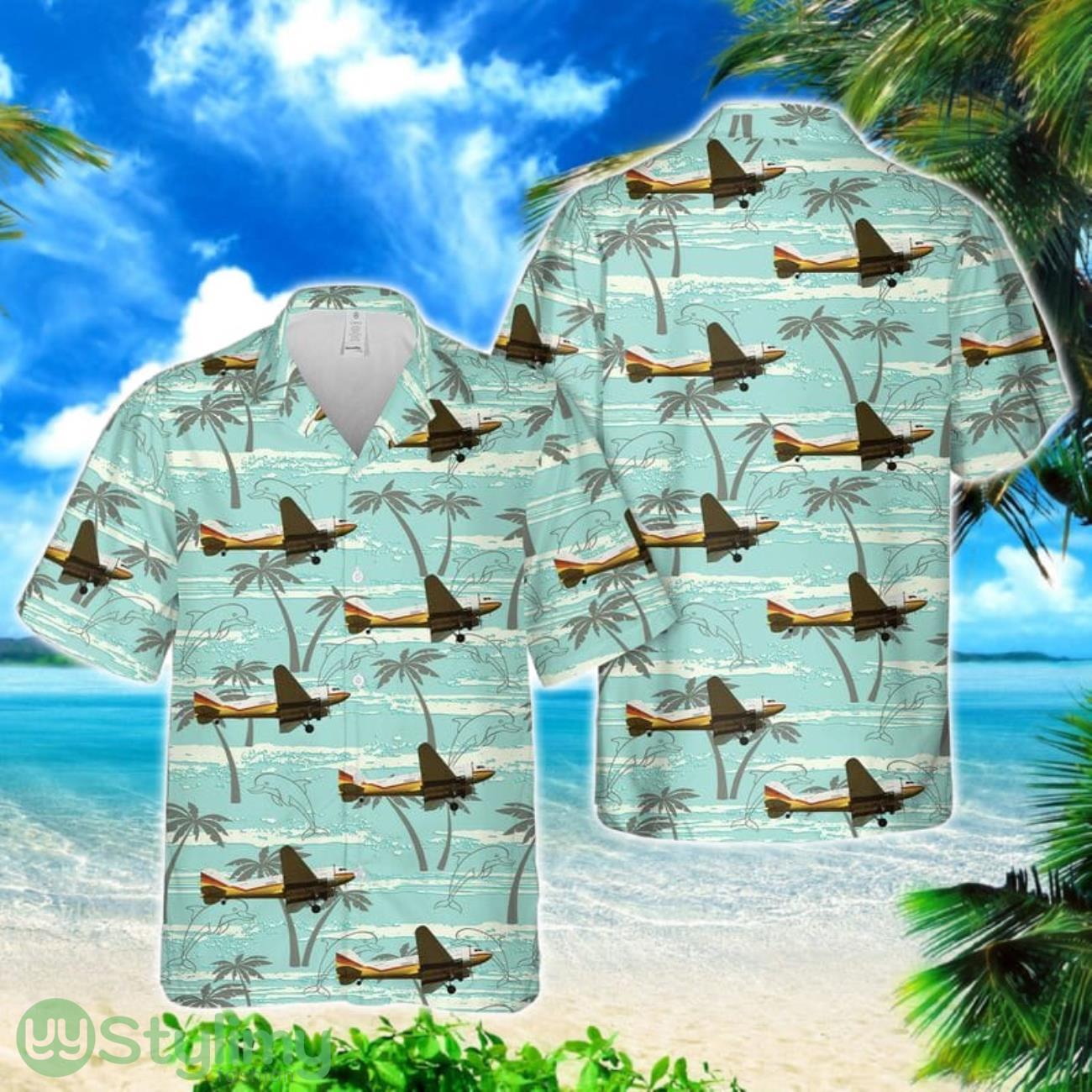 Florida Airlines Douglas DC-3-201D Beach Hawaiian Shirt 2 Florida Airlines Douglas DC-3-201D Beach Hawaiian Shirt Product Photo 1