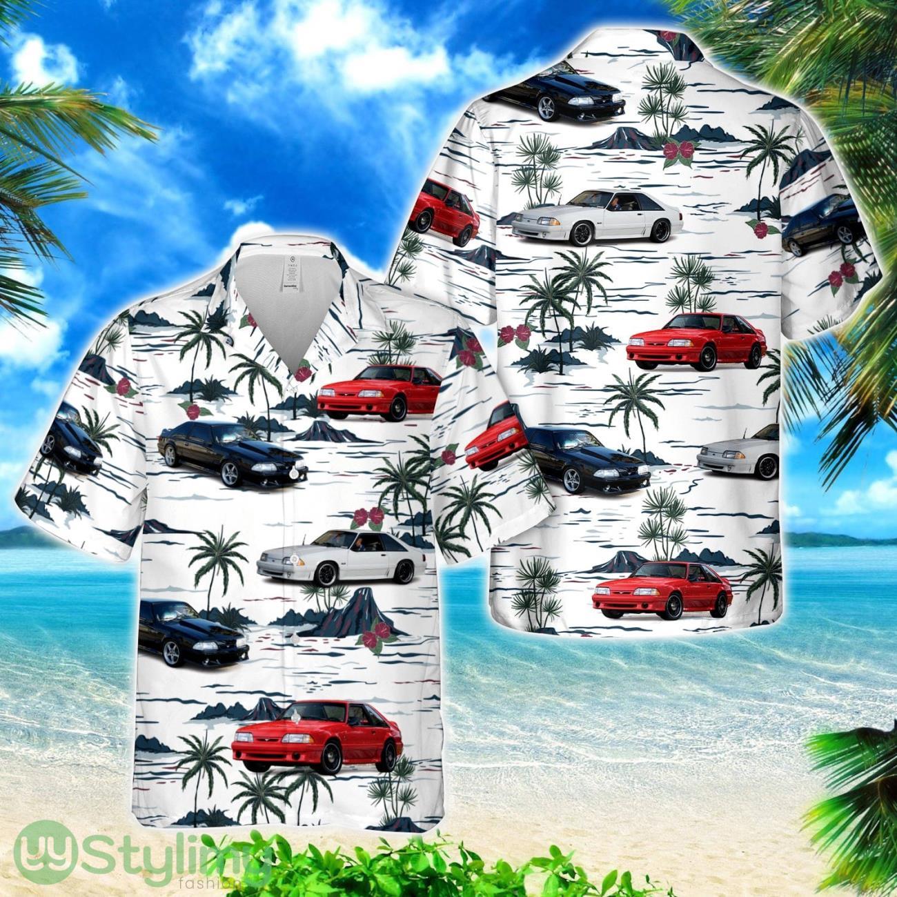 Foxbody Mustang Hawaiian Shirt 1 Foxbody Mustang Hawaiian Shirt Product Photo 1
