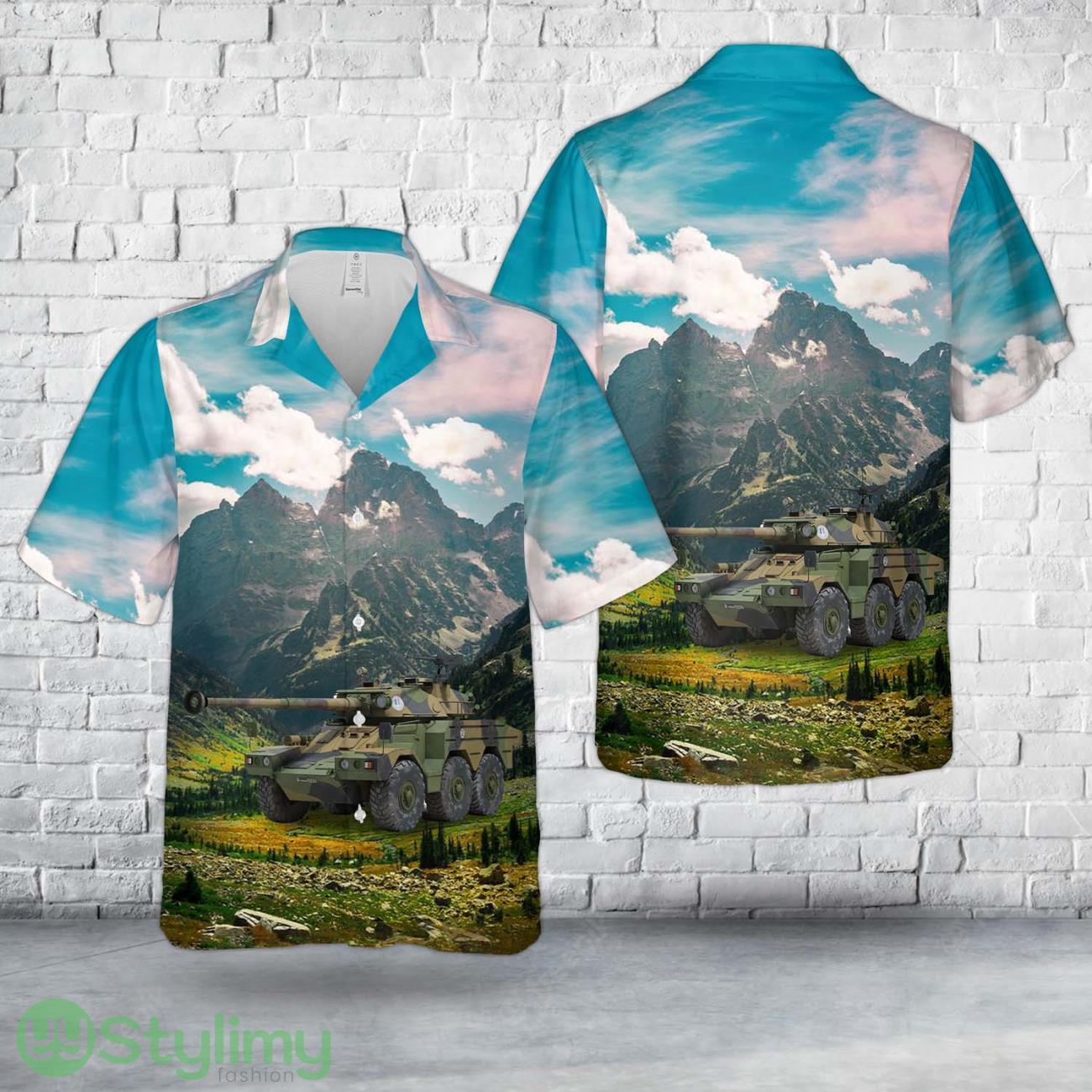 French Army Panhard ERC-90 Sagaie Hawaiian Shirt 1 French Army Panhard ERC-90 Sagaie Hawaiian Shirt Product Photo 1