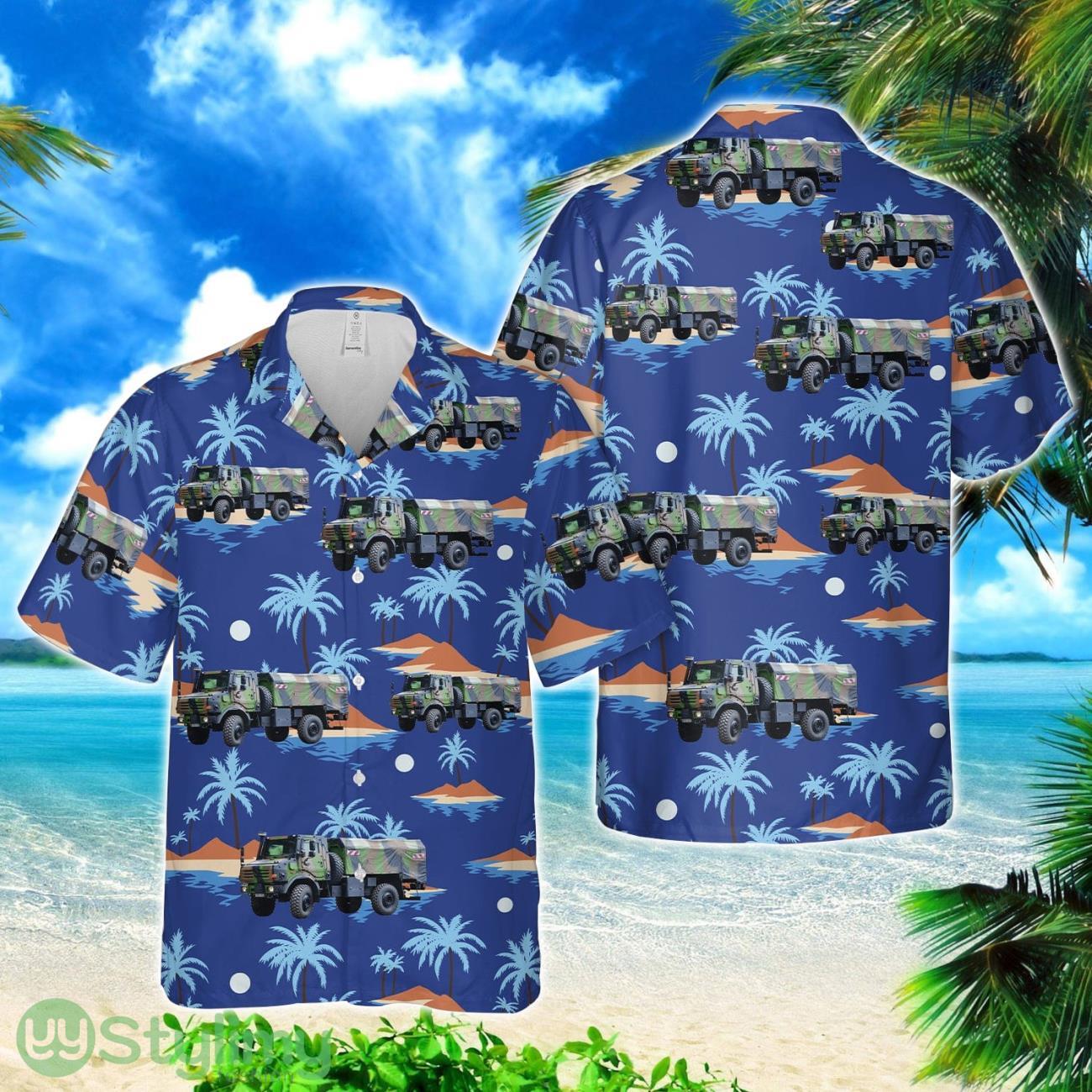 French Army Unimog Hawaiian Shirt 1 French Army Unimog Hawaiian Shirt Product Photo 1