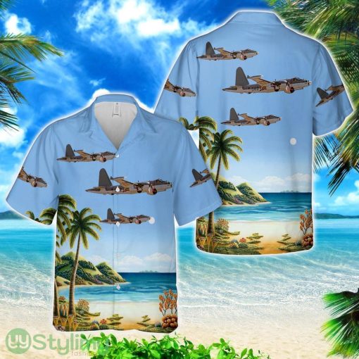 French Navy SP-2H Neptune of Flotille 25 Aeronavale Hawaiian Shirt