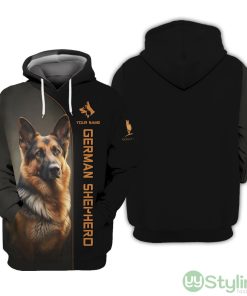 Funny Cute German Shepherd Dog Hoodie Personalized Gift For German Shepherd Lovers Product Photo 1