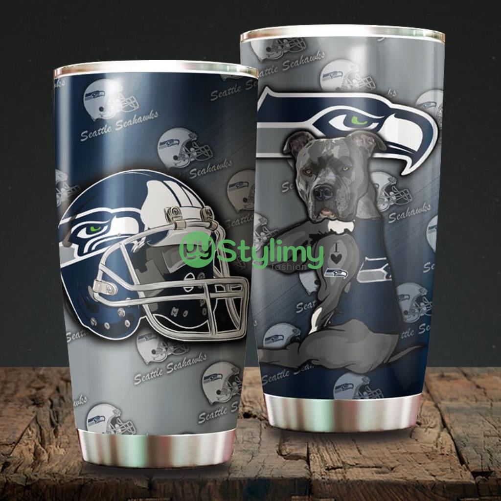 Funny Dog Seattle Seahawks NFL Beautiful Design Tumbler 2 Funny Dog Seattle Seahawks NFL Beautiful Design Tumbler Product Photo 1