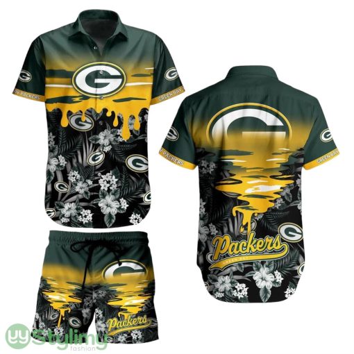 Green Bay Packers Nfl Aloha 3D Hawaiian Shirt And Short Tropical Pattern Beach Shirt New Gift For Best Fan