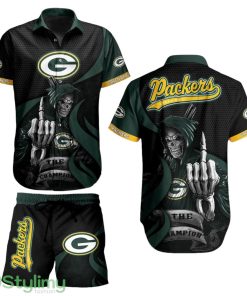 Green Bay Packers Nfl Football 3D Printed Hawaiian Shirt And Short Graphic Summer The Champion Gift For Men Women Product Photo 1