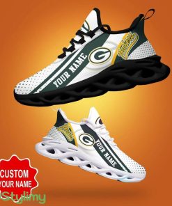 Green Bay Packers NFL Logo Sport Team Max Soul Shoes Personalized Name Gifts Big Fans Sport Shoes Product Photo 1