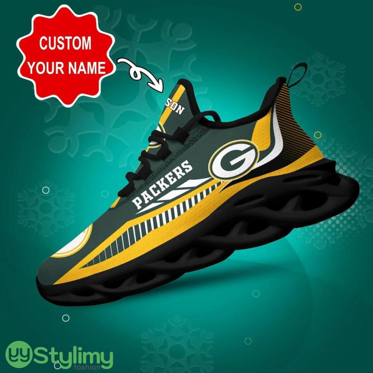 Green Bay Packers NFL Max Soul Shoes Custom Name Sneakers Hot Trending Personalized Gifts For NFL Big Fans 6 Green Bay Packers NFL Max Soul Shoes Custom Name Sneakers Hot Trending Personalized Gifts For NFL Big Fans Product Photo 1