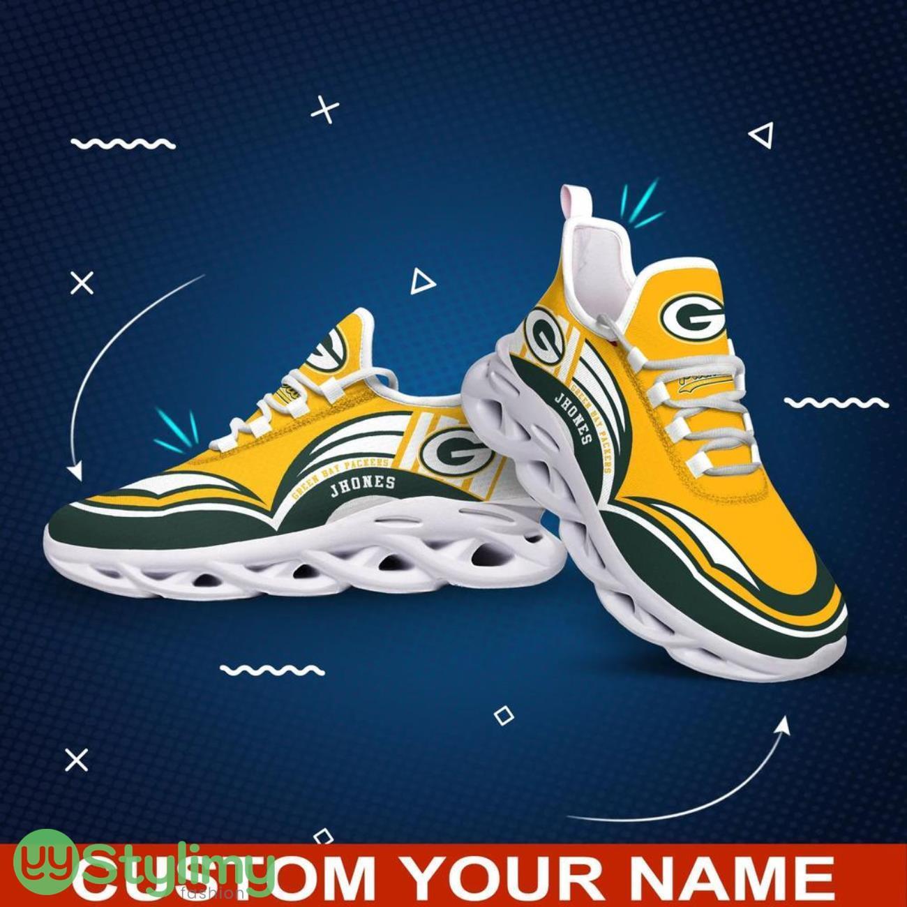 Green Bay Packers NFL Max Soul Shoes Custom Name Sneakers Personalized Shoes For NFL Big Fans 2 Green Bay Packers NFL Max Soul Shoes Custom Name Sneakers Personalized Shoes For NFL Big Fans Product Photo 2