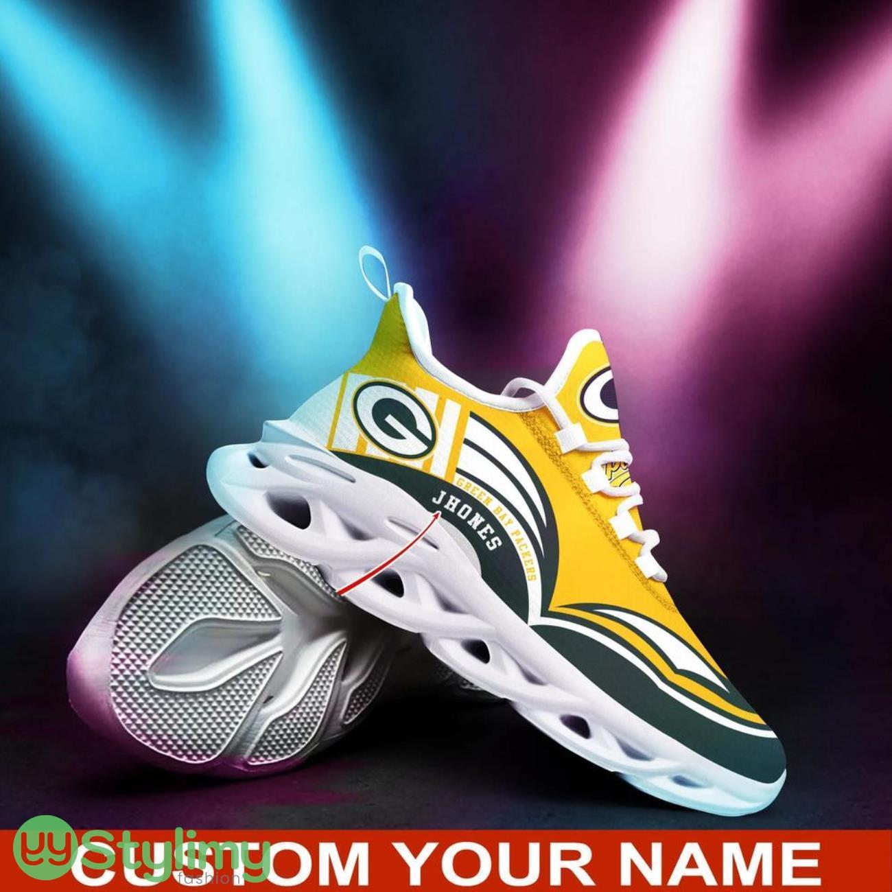 Green Bay Packers NFL Max Soul Shoes Custom Name Sneakers Personalized Shoes For NFL Big Fans 3 Green Bay Packers NFL Max Soul Shoes Custom Name Sneakers Personalized Shoes For NFL Big Fans Product Photo 3