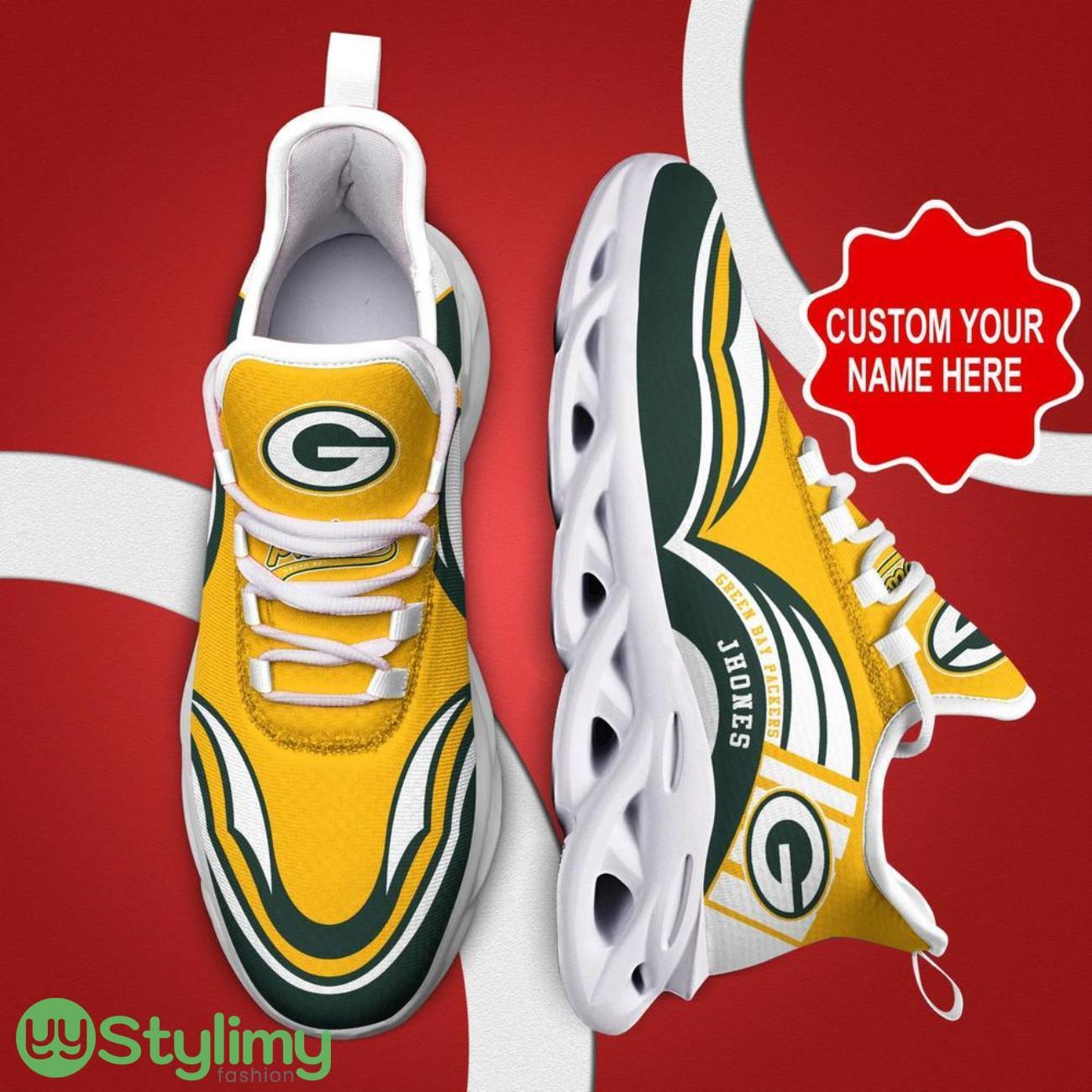 Green Bay Packers NFL Max Soul Shoes Custom Name Sneakers Personalized Shoes For NFL Big Fans 4 Green Bay Packers NFL Max Soul Shoes Custom Name Sneakers Personalized Shoes For NFL Big Fans Product Photo 4