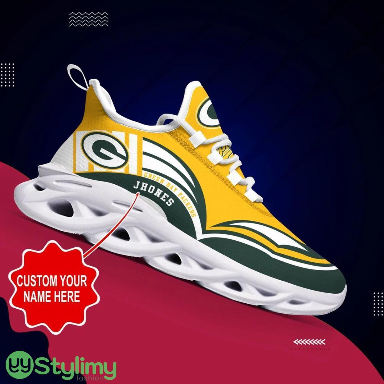 Green Bay Packers NFL Max Soul Shoes Custom Name Sneakers Personalized Shoes For NFL Big Fans 6 Green Bay Packers NFL Max Soul Shoes Custom Name Sneakers Personalized Shoes For NFL Big Fans Product Photo 1