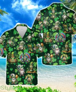 Happy St Patrick's Day Gnomes Hawaiian Shirt Product Photo 1