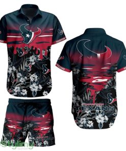 Houston Texans NFL 3D Printed Hawaiian Shirt And Short Tropical Pattern Beach Shirt New Gift For Best Fan Product Photo 1