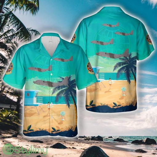 Hurlburt Field, Florida, US Air Force 15th Special Operations Squadron MC-130H Combat Talon II Hawaiian Shirt