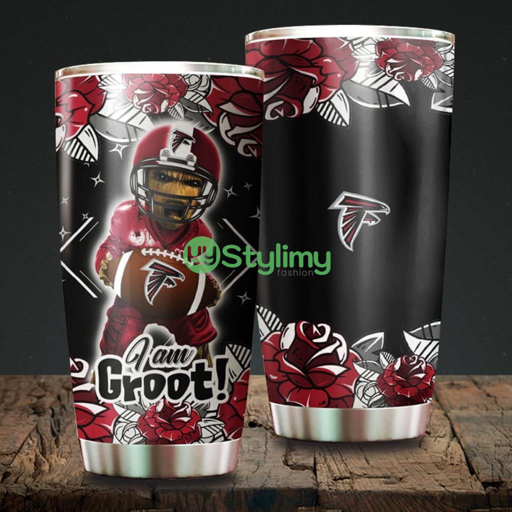 I Am Groot Atlanta Falcons NFL Beautiful Design Tumbler 1 I Am Groot Atlanta Falcons NFL Beautiful Design Tumbler Product Photo 1