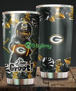I Am Groot Green Bay Packers NFL Beautiful Design Tumbler Product Photo 1