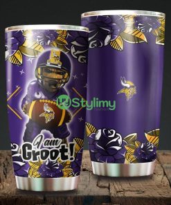 I Am Groot Minnesota Vikings NFL Beautiful Design Tumbler Product Photo 1