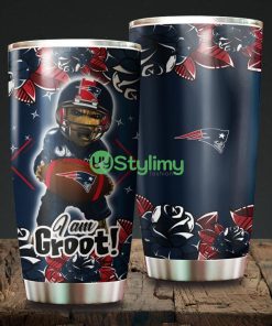 I Am Groot New England Patriots NFL Beautiful Design Tumbler Product Photo 1