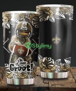 I Am Groot New Orleans Saints NFL Beautiful Design Tumbler Product Photo 1