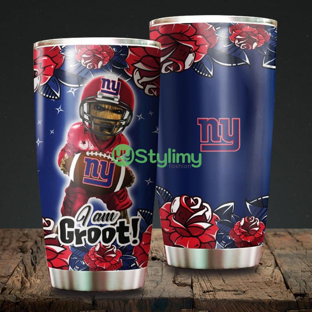 I Am Groot New York Giants NFL Beautiful Design Tumbler 1 I Am Groot New York Giants NFL Beautiful Design Tumbler Product Photo 1