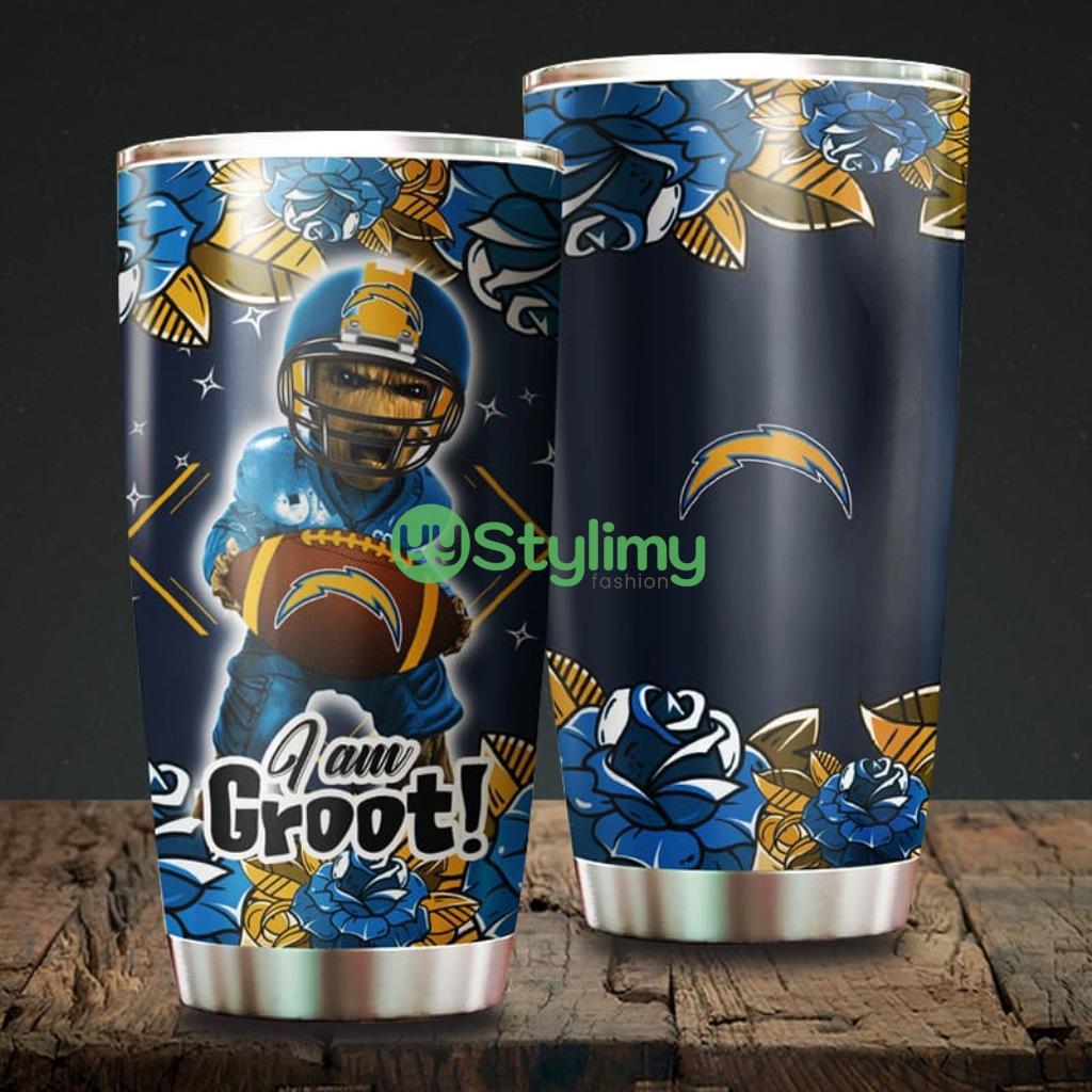 I Am Groot San Diego Chargers NFL Beautiful Design Tumbler 2 I Am Groot San Diego Chargers NFL Beautiful Design Tumbler Product Photo 1