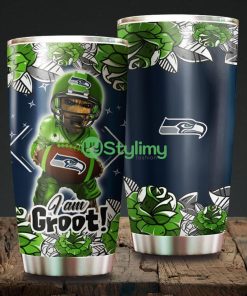 I Am Groot Seattle Seahawks NFL Beautiful Design Tumbler Product Photo 1