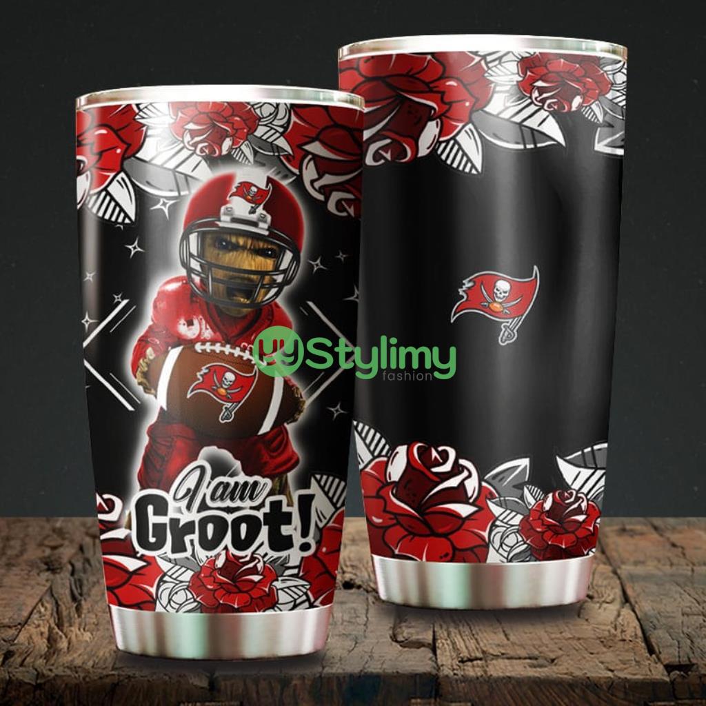 I Am Groot Tampa Bay Buccaneers NFL Beautiful Design Tumbler 2 I Am Groot Tampa Bay Buccaneers NFL Beautiful Design Tumbler Product Photo 1