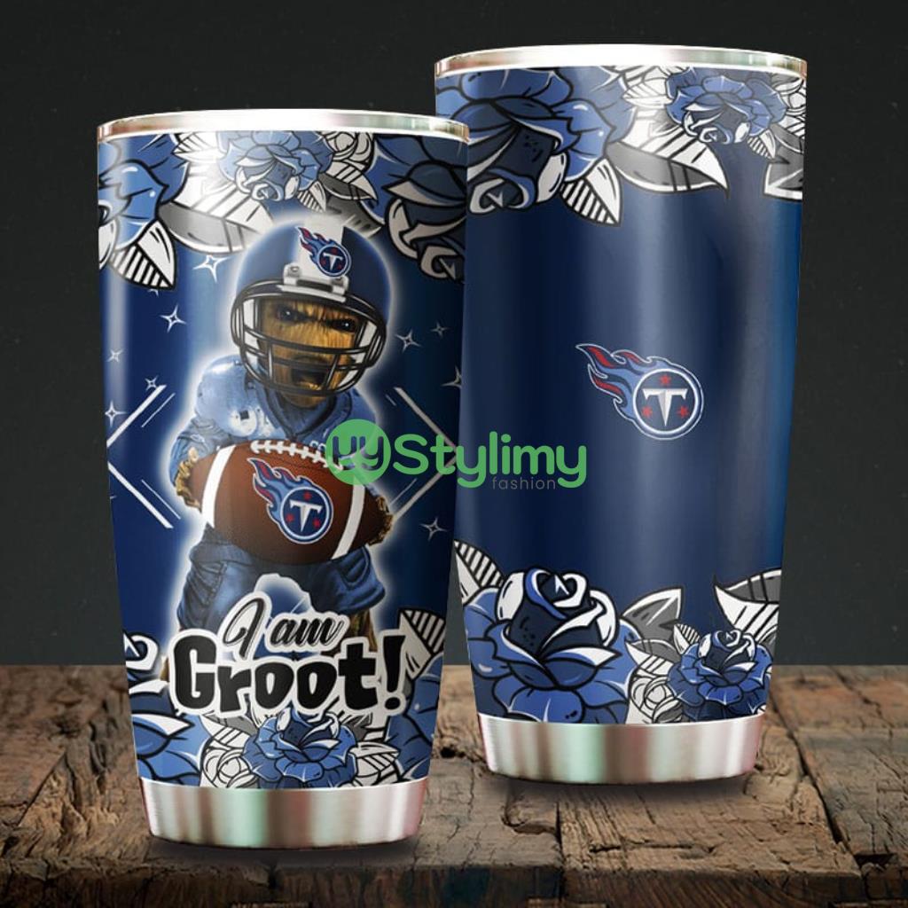 I Am Groot Tennessee Titans NFL Beautiful Design Tumbler 2 I Am Groot Tennessee Titans NFL Beautiful Design Tumbler Product Photo 1