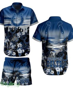 Indianapolis Colts NFL 3D Printed Hawaiian Shirt And Short Tropical Pattern Beach Shirt New Gift For Best Fan Product Photo 1