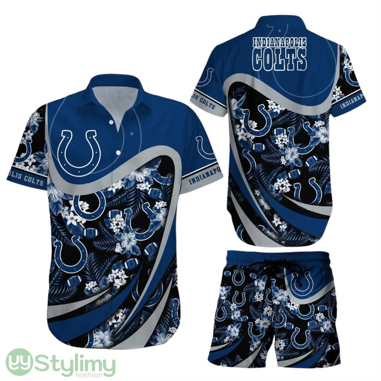 Indianapolis Colts NFL Football Aloha 3D Hawaiian Shirt And Short Graphic Summer The Champion Gift For Men Women 1 Indianapolis Colts NFL Football Aloha 3D Hawaiian Shirt And Short Graphic Summer The Champion Gift For Men Women Product Photo 1