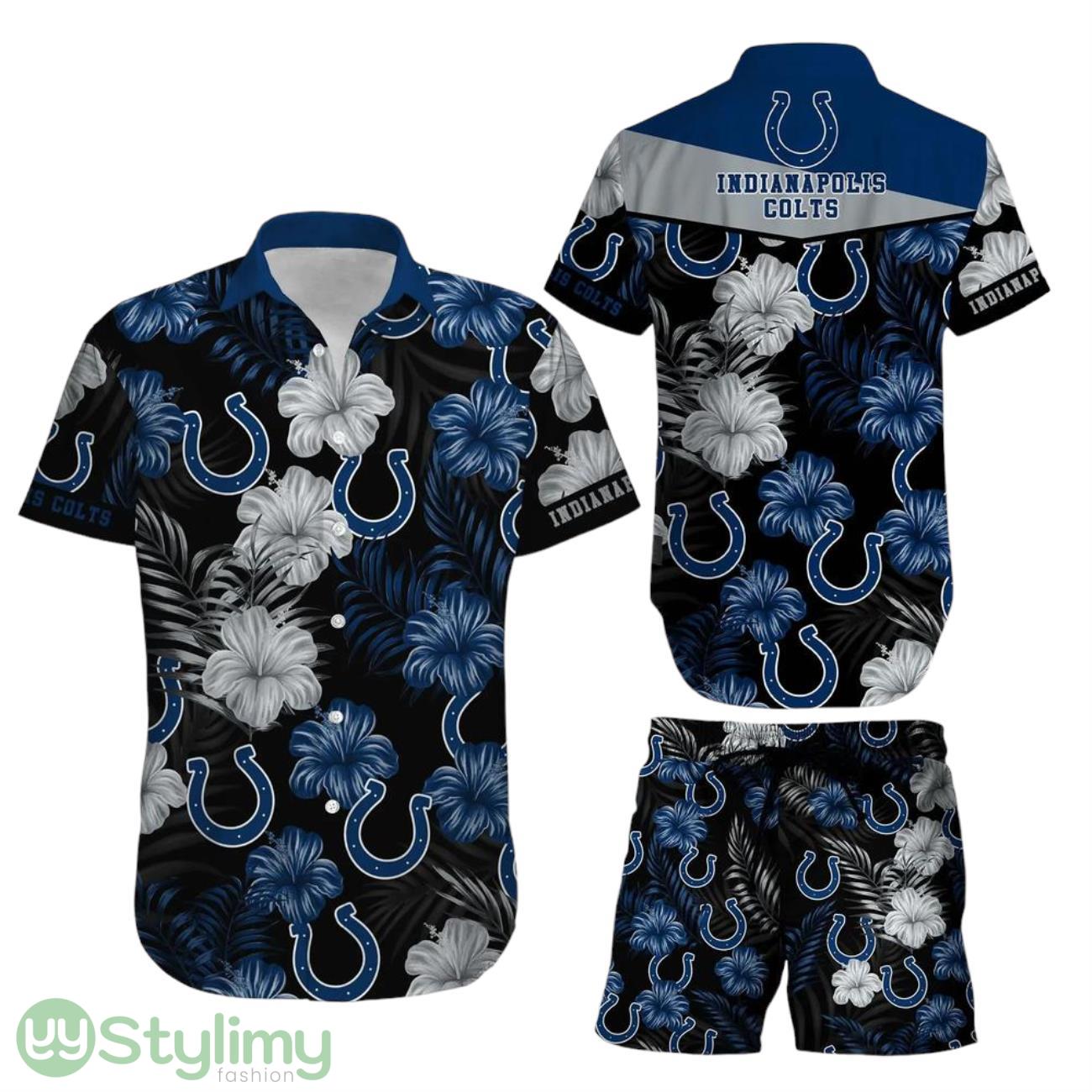 Indianapolis Colts NFL Football Aloha 3D Hawaiian Shirt Short Summer With Flower Graphic Retro Sunset Hawaii 1 Indianapolis Colts NFL Football Aloha 3D Hawaiian Shirt Short Summer With Flower Graphic Retro Sunset Hawaii Product Photo 1