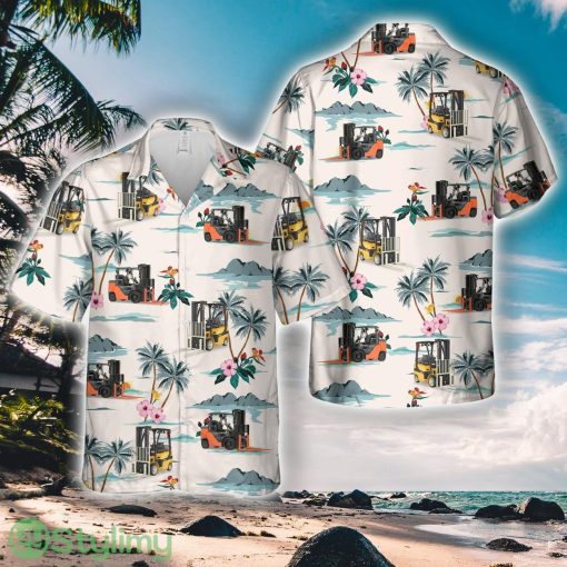 Internal Combustion Cushion Forklift Hawaiian Shirt