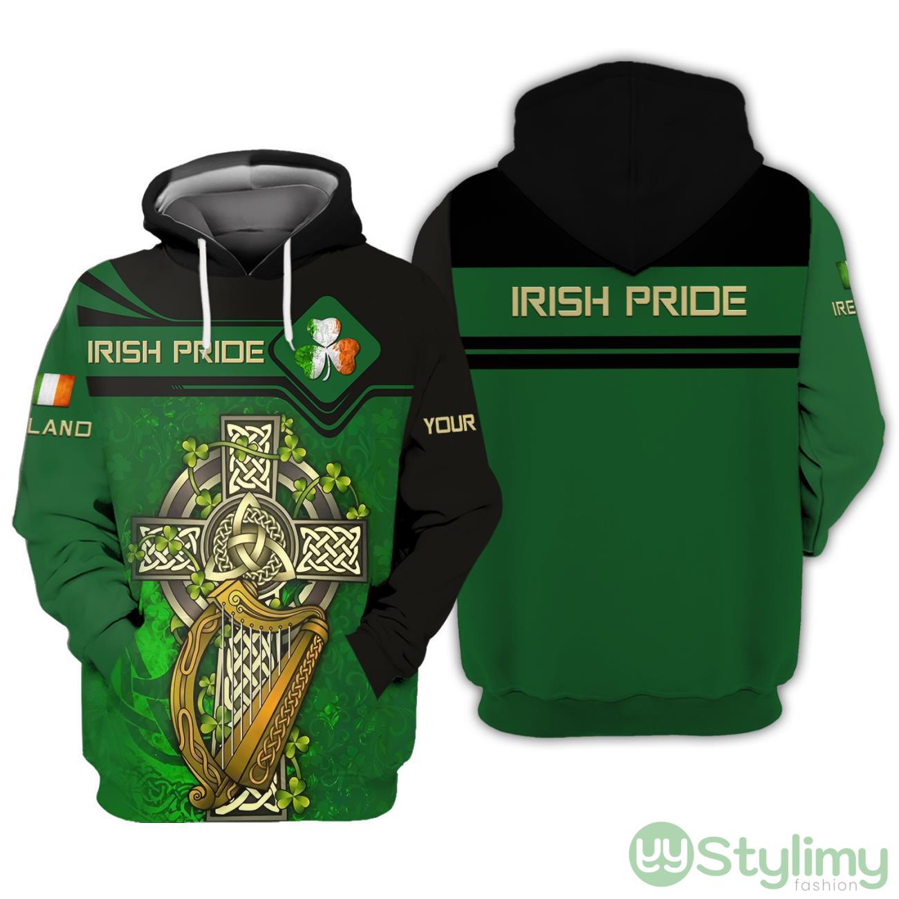 Irish Pride Personalized Name All Over Printed 3D Hoodie Irish Celtic Gift For Ireland Lovers 6 Irish Pride Personalized Name All Over Printed 3D Hoodie Irish Celtic Gift For Ireland Lovers Product Photo 1