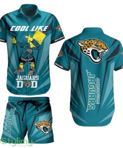 Jacksonville Jaguars Nfl 3D Print Hawaiian Shirt And Shorts Bart Simpson Summer Perfect Gift For Fans Nfl Product Photo 1