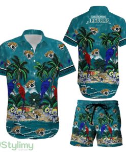 Jacksonville Jaguars Nfl Aloha 3D Hawaiian Shirt And Short Best Gift For Football Nfl Fans Product Photo 1