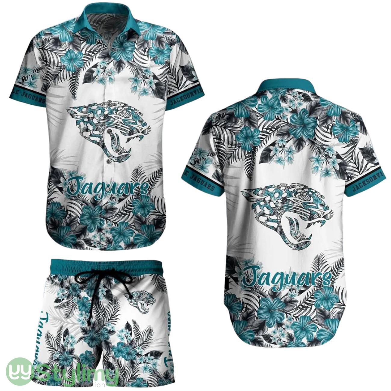 Jacksonville Jaguars Nfl Aloha 3D Hawaiian Shirt Graphic Flower Tropical Pattern Summer Shirt Style New Gift Best Fans 1 Jacksonville Jaguars Nfl Aloha 3D Hawaiian Shirt Graphic Flower Tropical Pattern Summer Shirt Style New Gift Best Fans Product Photo 1