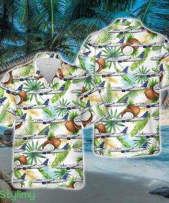 JetBlue Airbus A220-300 Hawaiian Shirt - JetBlue Airbus A220-300 Hawaiian Shirt