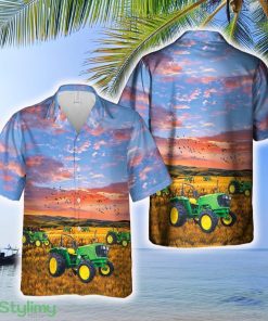 John Deere 5050D Tractor Hawaiian Shirt - John Deere 5050D Tractor Hawaiian Shirt