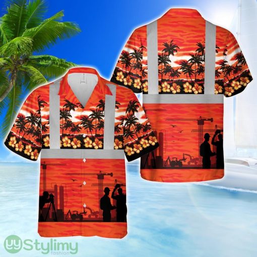 Land Surveyor Tropical Hawaiian Shirt