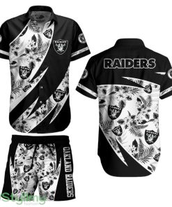 Las Vegas Raiders NFL 3D Print Hawaiian Shirt And Shorts Style Tropical Graphic Summer For Awesome Fans Product Photo 1